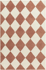 Almeda Diamond Washable Wool Rug - Ornate Home
