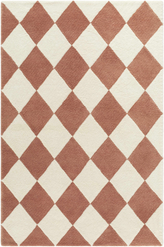 Almeda Diamond Washable Wool Rug - Ornate Home