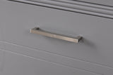 Almeria White/Gray Vanity Set - Ornate Home