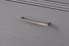 Almeria White/Gray Vanity Set - Ornate Home