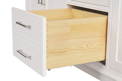Almeria White Vanity Set - Ornate Home