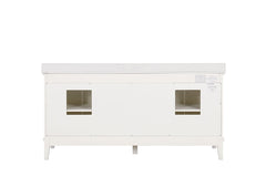 Almeria White Vanity Set - Ornate Home