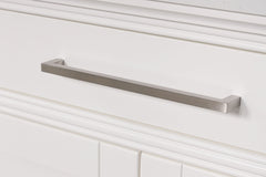 Almeria White Vanity Set w/ Mirror - Ornate Home