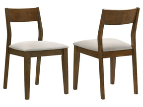 Almonte Dark Brown Side Chair (Set of 2) - Ornate Home