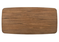Alnwick Walnut/Beige Dining Table - Ornate Home