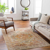 Alois Rust Rich Textured Traditional Rug - Ornate Home