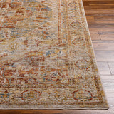 Alois Rust Rich Textured Traditional Rug - Ornate Home