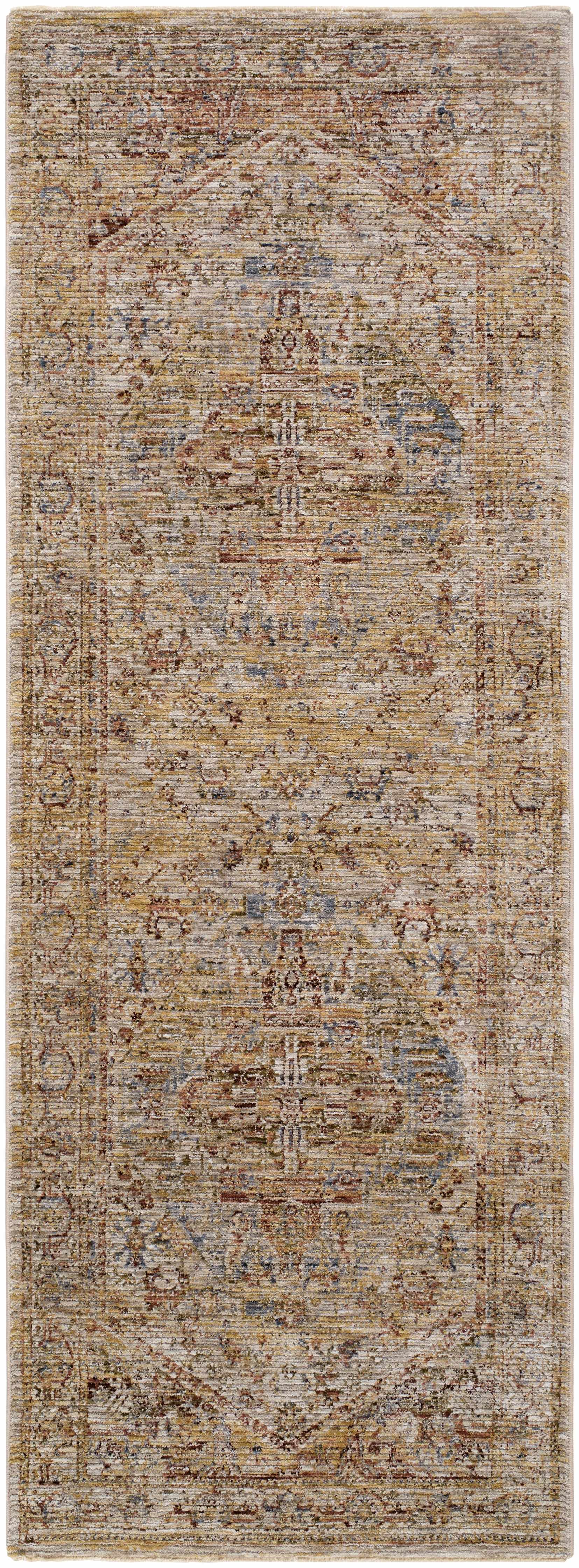 Alois Rust Rich Textured Traditional Rug - Ornate Home