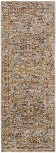 Alois Rust Rich Textured Traditional Rug - Ornate Home