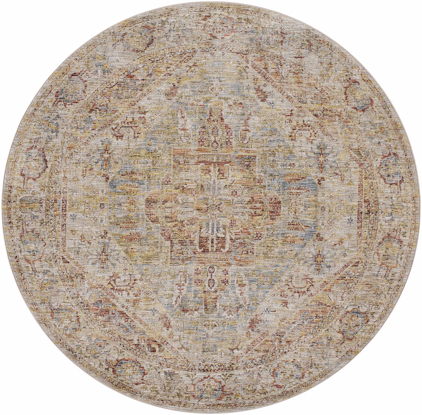 Alois Rust Rich Textured Traditional Rug - Ornate Home