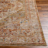 Alois Tan Rich Textured Traditional Rug - Ornate Home