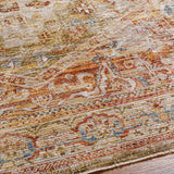 Alois Tan Rich Textured Traditional Rug - Ornate Home