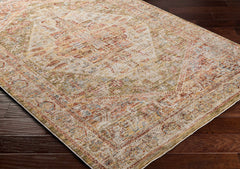 Alois Tan Rich Textured Traditional Rug - Ornate Home