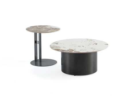 Alondra Coffee Table and End Table in Black (set of 2) - Ornate Home