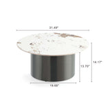Alondra Coffee Table and End Table in Black (set of 2) - Ornate Home