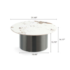Alondra Coffee Table and End Table in Black (set of 2) - Ornate Home