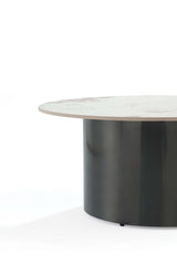 Alondra Coffee Table and End Table in Black (set of 2) - Ornate Home