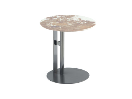 Alondra End Table in Black - Ornate Home