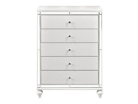 Alonza White Chest - Ornate Home