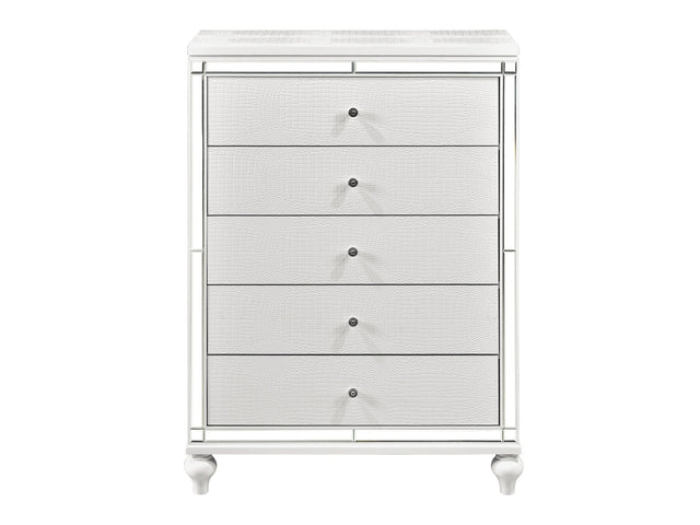 Alonza White Chest - Ornate Home