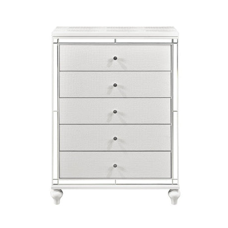 Alonza White Chest - Ornate Home