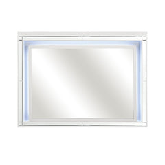 Alonza White Mirror - Ornate Home