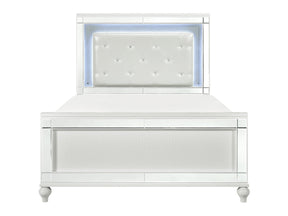 Alonza White Queen Bed - Ornate Home