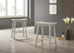 Alonzo Light Gray 47" 3-Piece Counter Height Dining Set - Ornate Home