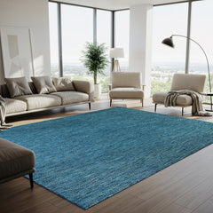 Alora Aqua Outdoor Area Rug | UV-Protected Jute-Look - Ornate Home