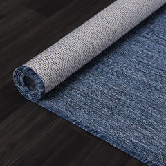 Alora Azure Outdoor Area Rug | Hose-Washable Patio Rug - Ornate Home