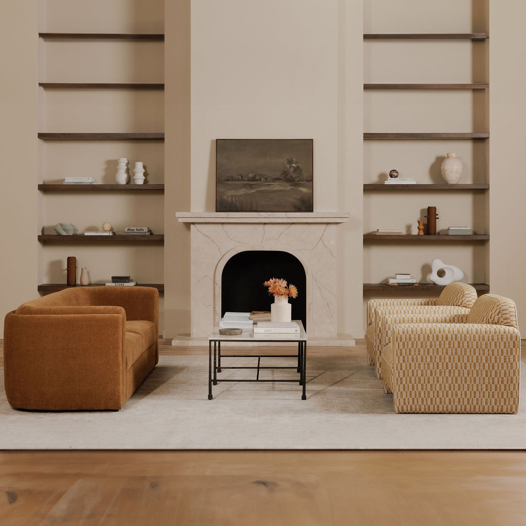 Alora Brown Sofa - Ornate Home