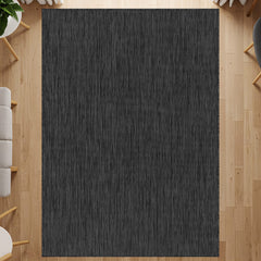 Alora Dark Gray Outdoor Rug | Heavy-Duty Patio Essential - Ornate Home