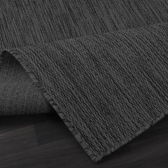Alora Dark Gray Outdoor Rug | Heavy-Duty Patio Essential - Ornate Home