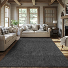 Alora Dark Gray Outdoor Rug | Heavy-Duty Patio Essential - Ornate Home