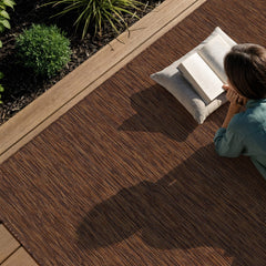 Alora Gold Outdoor Area Rug | Sun-Resistant Patio Decor - Ornate Home
