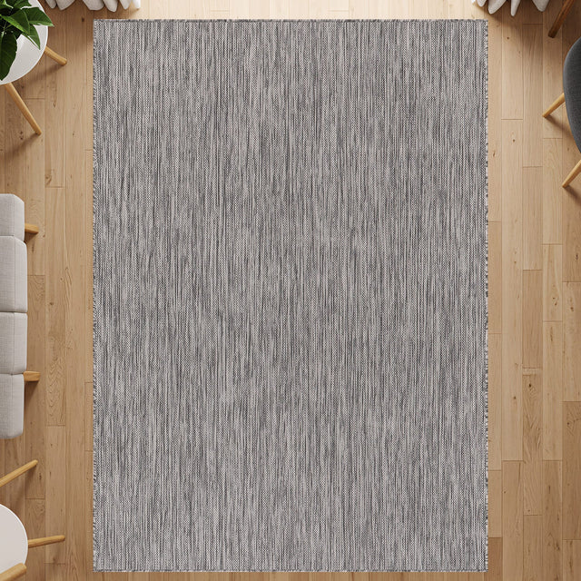Alora Gray Outdoor Area Rug | Modern Weatherproof Rug - Ornate Home