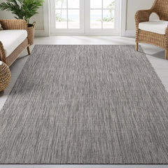 Alora Gray Outdoor Area Rug | Modern Weatherproof Rug - Ornate Home