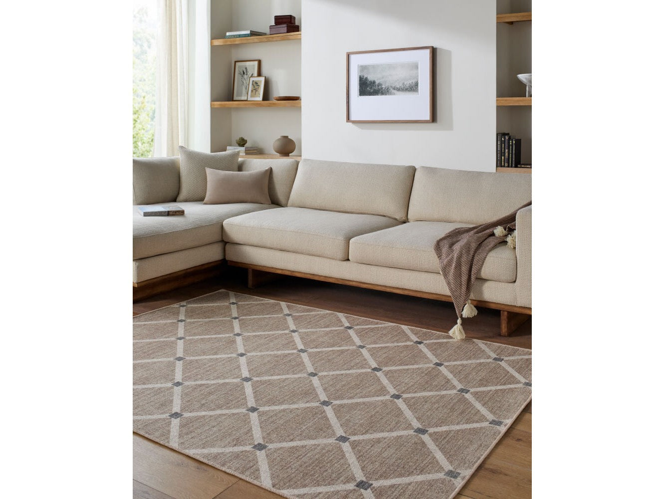 Alpana Washable Wool Area Rug - Ornate Home