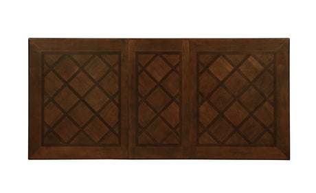 Alpena Brown Cherry 9 Pc. Dining Room Set - Ornate Home