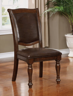 Alpena Brown Cherry 9 Pc. Dining Room Set - Ornate Home