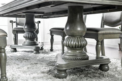 Alpena Gray 9 Pc. Dining Room Set - Ornate Home
