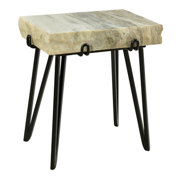 Alpert Light Brown Accent Table - Ornate Home
