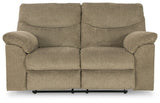 Alphons Manual Reclining Loveseat (Online Special Price) - Ornate Home