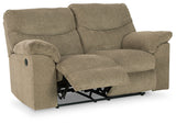 Alphons Manual Reclining Loveseat (Online Special Price) - Ornate Home