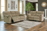 Alphons Manual Reclining Sofa & Loveseat Set (Online Special Price) - Ornate Home