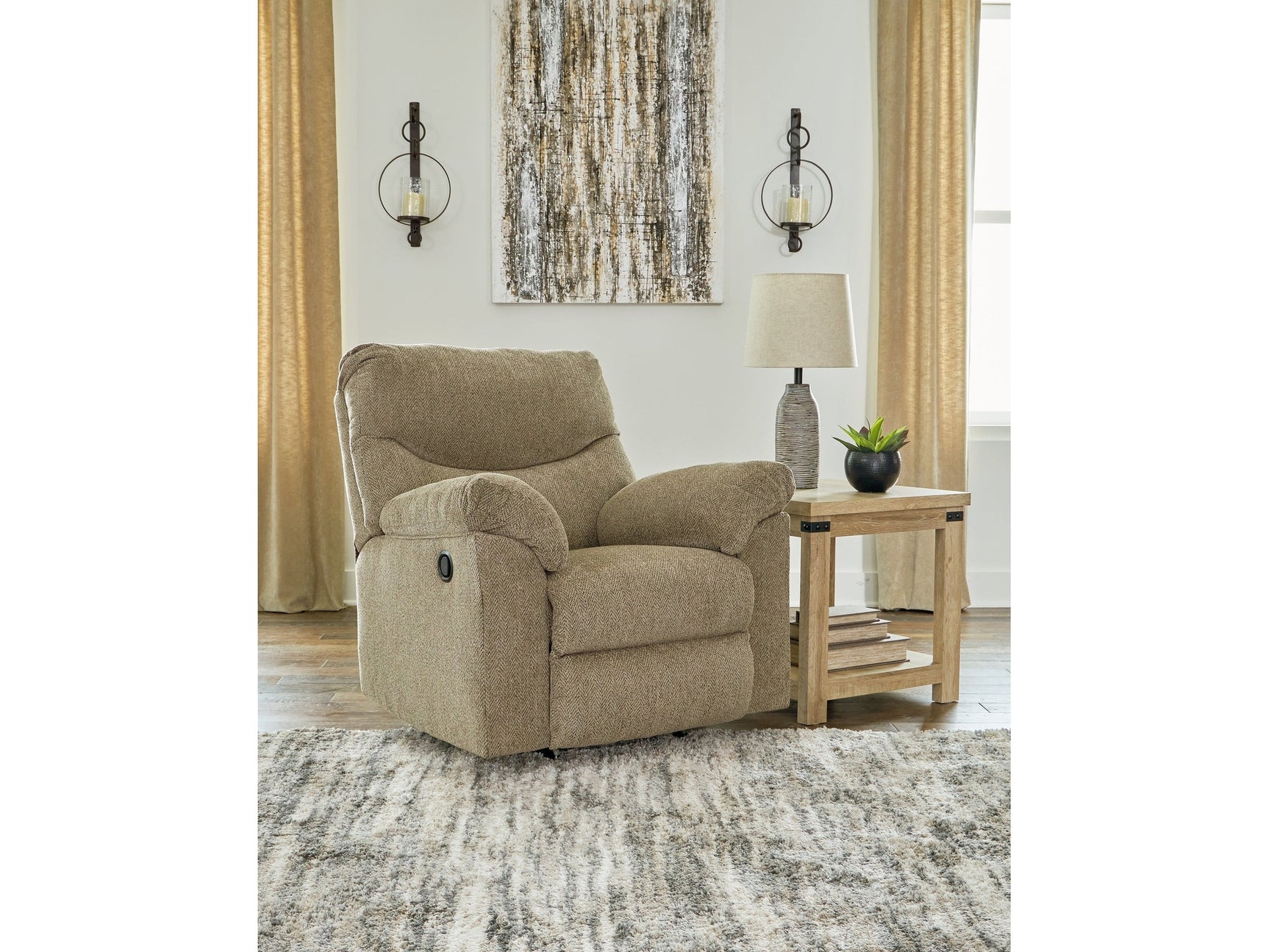 Alphons Manual Rocker Recliner (Online Special Price) - Ornate Home