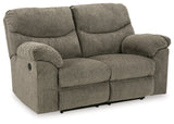 Alphons Putty Reclining Loveseats (Set of 2) (Online Special Price) - Ornate Home
