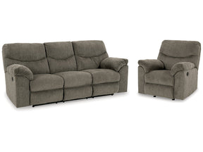 Alphons Putty Reclining Sofa & Recliner (Online Special Price) - Ornate Home