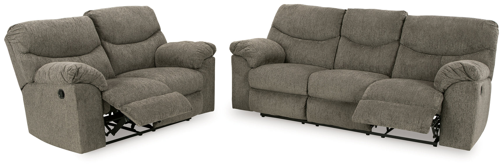 Alphons Putty Reclining Sofa and Loveseat (Online Special Price) - Ornate Home