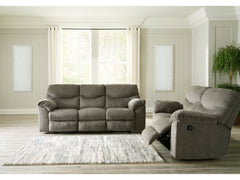 Alphons Putty Reclining Sofa and Loveseat - Ornate Home